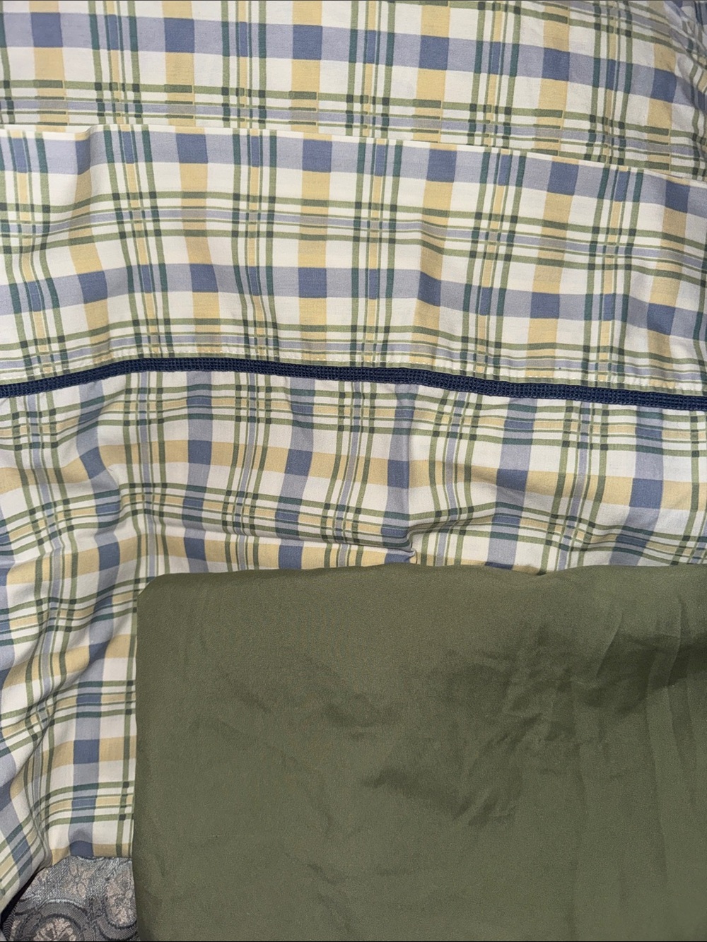 Vintage Waverly ‘Claire’s Checks Plaid’ Full Sheet Set